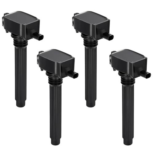 Image of BDFHYK Ignition Coil UF648 Compatible with Jeep Grand Cherokee 2011-2015 Jeep Wrangler Dodge Charger Grand Caravan 2016 Dodge Journey Ram 1500 Chrysler Town & Country 300 Jeep Coil Pack 3.6L Set of 4