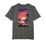 Tribal Synthwave Pattern Retro Flair