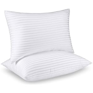 Utopia Bedding Pillows Queen Size Set of 2 (White), Hotel Pillows, Cooling Pillows for Side, Back or Stomach Sleepers