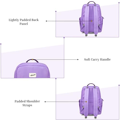 Image of F Gear Cannes 12L Laptop Backpack|Premium, Soft Touch, Lightweight & Durable|Laptop & Tablet Sleeves|3 spacious compartments & 2 Pockets|Ideal for Office, Daily Use & Travel