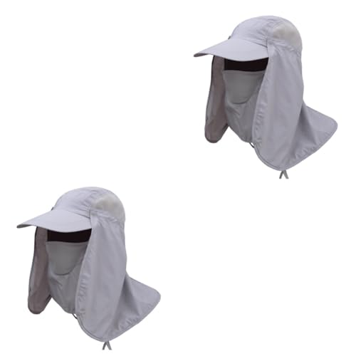 Chapeau de randonnée gris anti-UV pour la plage et l'extérieur