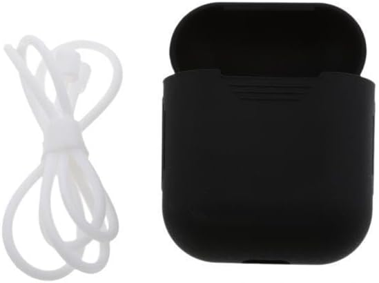 5xEarphone Box Case Sleeve with Anti-Lost Ear Loop Strap for AirPods Black|| Cases, Covers & Skins| Cases, Covers & Skins| Cell Phone Accessories |Cell Phones & Accessories