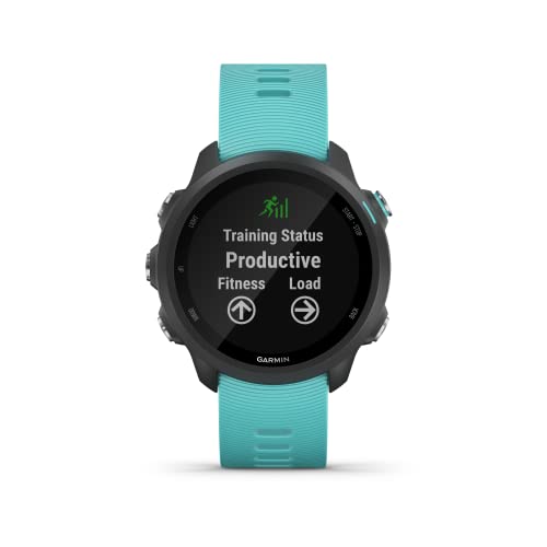 Monitor Cardíaco de Pulso com GPS Garmin Forerunner 245 Music Preto e Aqua EU