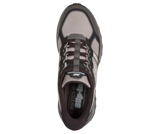 Image of Skechers Men Slip-ins: Glide-Step AT All-Terrain - Rock Fence Creek, Brown Taupe, Size 8.5