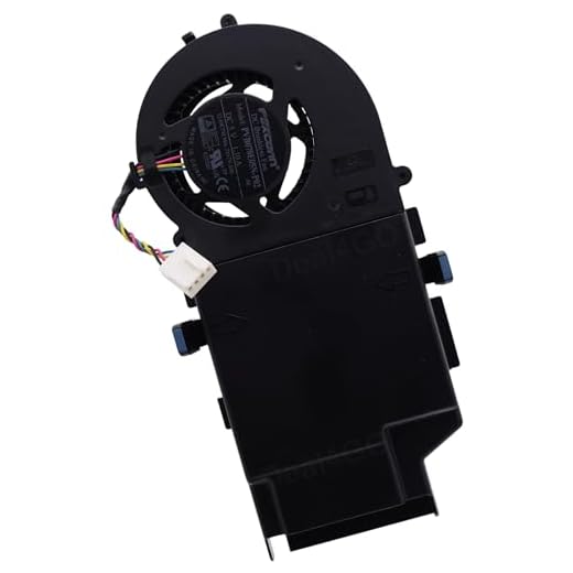 Deal4GO 5V/1.10A 35W CPU Cooling Fan JV47V W77JN Replacement for Dell Optiplex 3080 3090 5080 5090 7080 MFF Micro Desktop, Black
