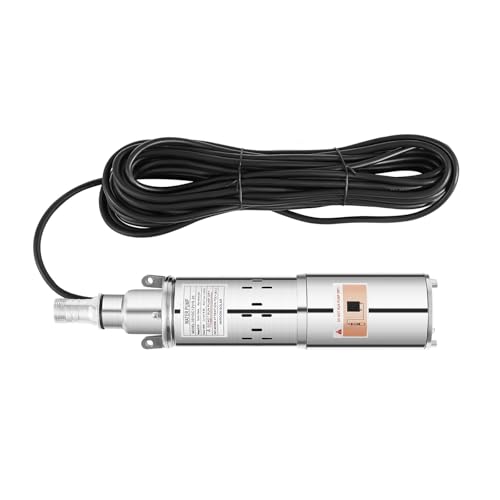 Pompe submersible pour puits de jardin solaire et batterie