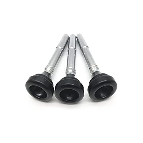 Liyafy 3pcs Trumpet Mouthpiece 3C 5C 7C Black Plastic and Metal Mouthpiece Cover