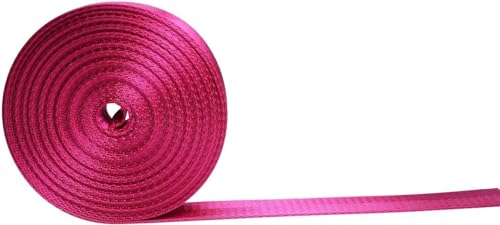 Image of Nylon Webbing Straps, 1 Inch Wide Heavy Duty Nylon Strap, Durable Flat Rope Webbing, 10 and 25 Yard Roll for Backpack Strapping, Tie-Down, Dog Leash, 18 Vibrant Colors