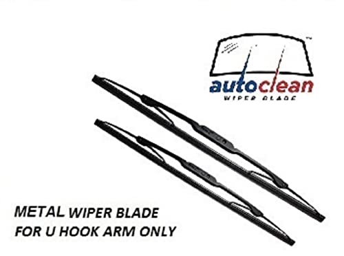 Image of AutoClean Metal Type Wiper Blade For Polo,Vento,Corolla,Innova,Verna,Fludic,I-20Elite,Breeza (24+16)