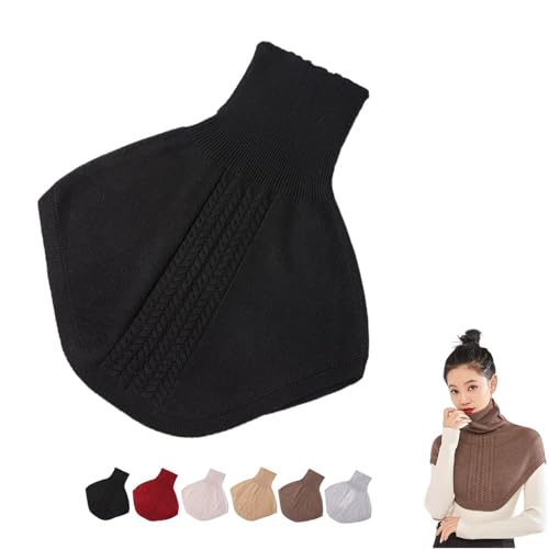 Soft & Warm High Neck Fake Collar, Warm Neck Gaiter Women, Pullover Dickey Collar for Women