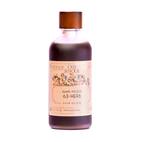 Old School Rituals 63-Herb Hair Oil Elixir | With Coconut, Bhring...