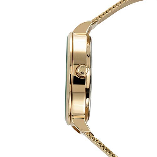 Relógio Euro, Pulseira de Aço, Feminino, Dourado