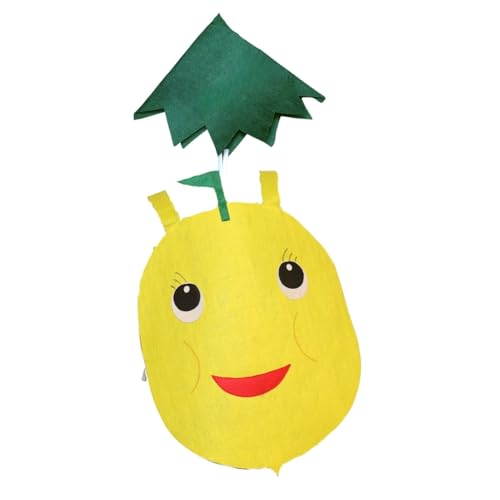Image of Kaku Fancy Dresses Fruit and Vegetable Costume Paper Cutout with Cap For Kids | Healthy Food Costume For Boys & Girls (Tracksuit Not Included)