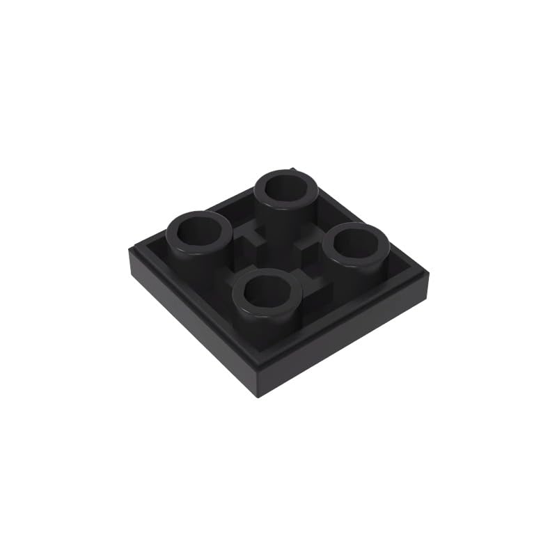 Gobricks GDS-855 Tile Special 2 x 2 Inverted 10PCS Compatible with Lego Toy 11203 6013082 DIY Parts and MOC Components for Major Brick Brands Color:Black 26