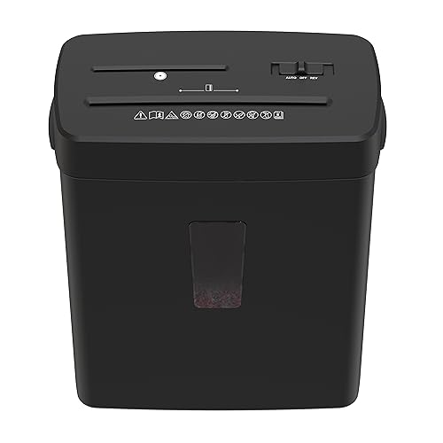 Image of Kores Easy Cut 825 Cross Cut Paper Shredder for Office & Home Use | 8 Sheets | 13 Litre Bin | P4 Security | Shreds CD | Compact Low-Cost Shredder