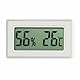 Fasizi 2-in-1 Digital LCD Embedded Thermometer Hygrometer mit externen für Reptilien Inkubator Aquarium Geflügel - Weiß