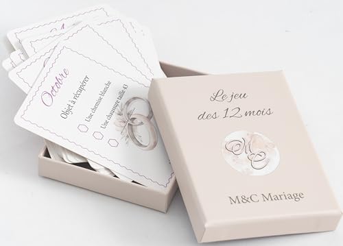 Jeux Mariage: Animez Votre Mariage avec l'incontournable Jeu des 12 Mois. Bonne Ambiance et Fous rires garantis. L'indémodable Jeu de Chasse à l'objet, Un...