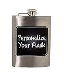 Trading Innovation Petaca de 8 onzas | frasco personalizado | frasco de bolsillo de acero inoxidable premium y a prueba de fugas, gran regalo para el mejor hombre padrino de boda, cumpleaños (plata) Trading Innovation Petaca de 8 onzas | frasco personalizado | frasco de bolsillo de acero inoxidable premium y a prueba de fugas, gran regalo para el mejor hombre padrino de boda, cumpleaños (plata)