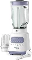 خلاط بوعاء زجاجي 1.5 لتر من فيليبس، 700 واط، 5 سرعات مع تقنية سحق - HR2222/01