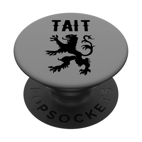 Tait Clan Scottish Apellido Scotland Heráldica PopSockets PopGrip Adhesivo