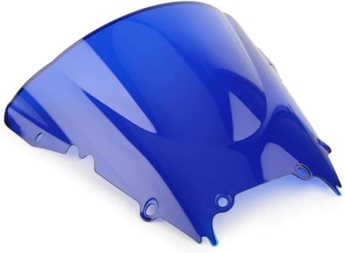 Pare-brise de moto bleu pour routières Yamaha YZFR6