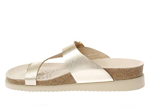 Price comparison product image Mephisto Womens Helen Mix Leather Gold Sandals 6.5 UK