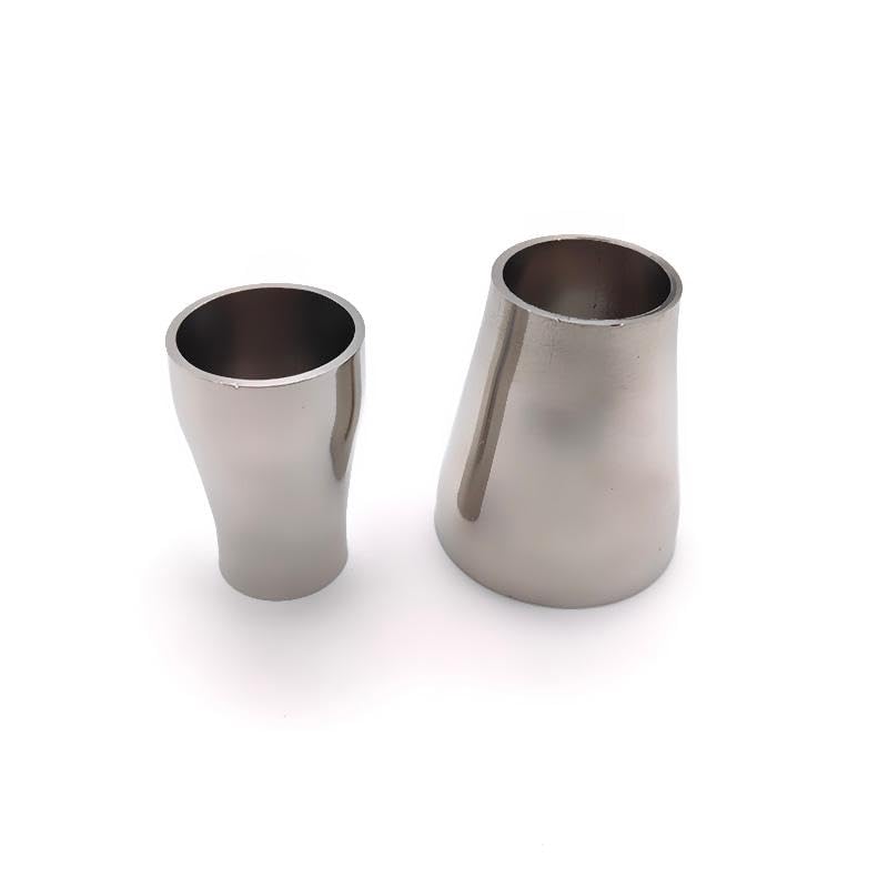 Accesorio de tubería de Soldadura con Reductor concéntrico de Acero Inoxidable SS304 de 19 mm a 38 mm