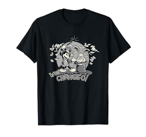 T-shirt Mickey Mouse Vintage imprimé Presto Change-O authentique en coton doux à col rond