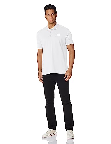 HUGO Men's Regular Fit Logo Short Sleeve Polo Shirt4