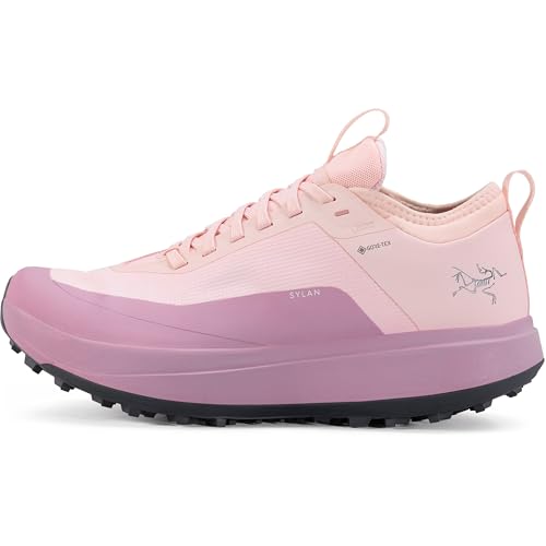 Arc'teryx Sylan GTX Womens Running Shoes | Waterproof Gore-Tex, Breathable & Lightweight Trail Shoe with Rocker Midsole | Alpine Rose/Interstellar, 10