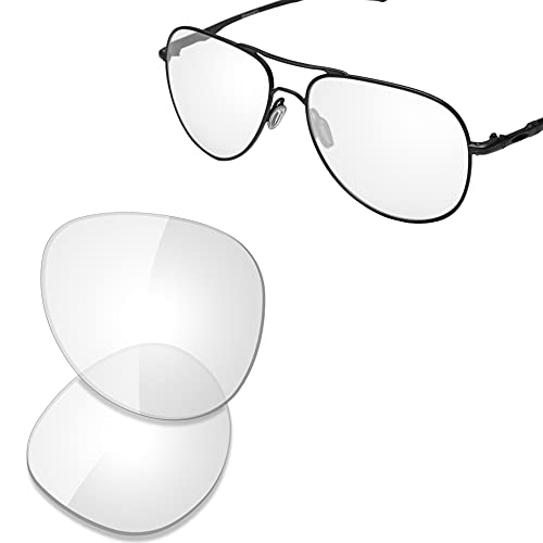 Image of SAUCER Premium Replacement Lenses & Nosepads for Oakley Elmont L OO4119 60mm Sunglasses