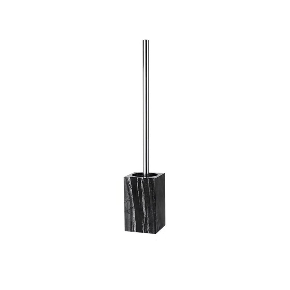 Tyuhduyur Black Bathroom Set Marble Base Toilet Brush Removable Metal Handle Toilet Brush Plastic Round Brush Head Toilet Brush Holder Set Toilet Brush And Holder Set