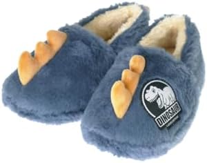 （01:30時点） [FASPROJECT] 恐竜ファースリッパ ダイナソー キッズ (適用サイズ：約～18.0cm / ブルー) 滑り止め あったか 子供 男の子 SH-42444-BL-18