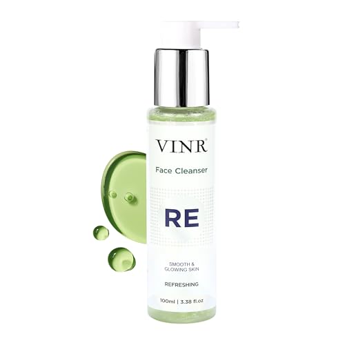 Image of VINR Refreshing Face wash with 5% Niacinamide & 0.5% Hyaluronic Acid | Gentle Cleanser for Wrinkles & Dull Skin | Infused With Vitis Vinifera| Anti Aging For Men & Women | 100ml