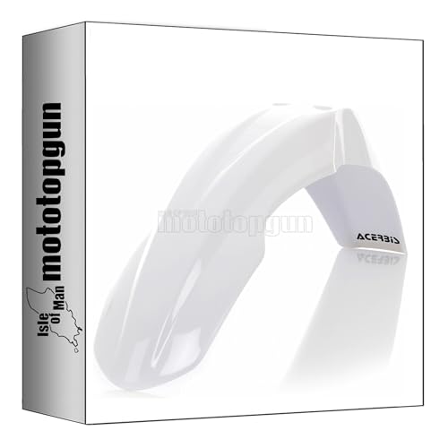 Garde-boue avant Acerbis blanc plastique moto Honda CRE 450 F 2004 2005 2006