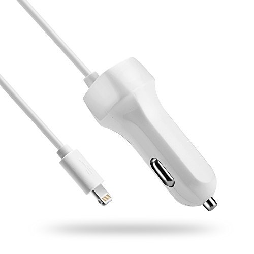 KFZ-Ladegerät OKCS USB Dual Ladeadapter mit integriertem Ladekabel