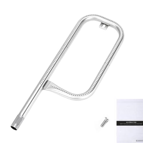 QuliMetal 304 Stainless Steel 60040 Grill Burner Tube for Weber Q1000 Q1200 Q100 Q120 Baby Q 386001 386002 516002 516001 50060001 51060001 Gas Grills Replacement for 69957/41657 17 Inch