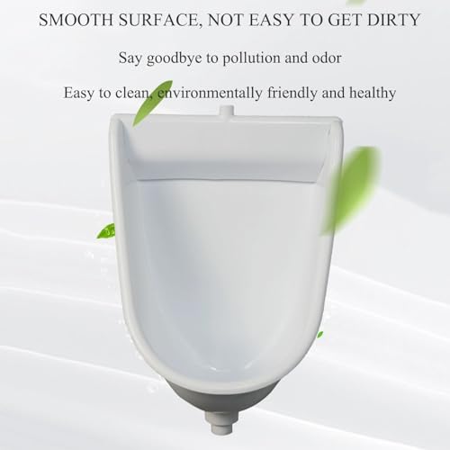 Orinales grandes y simples para hombres, orinal mural sin agua con manguera, inodoro temporal para exteriores, orinal portátil para garaje, baño masculino, automóvil o viaje miniatura 4