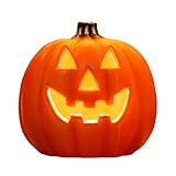Figoday ジャックオランタン 人気 ハロウィン ランタン かぼちゃ LEDライト 飾り 装飾 カボチャ 置物 光る 灯り 室内 屋内 部屋 飾り付け パーティー 玄関 ハロウィン グッズ halloween decorations (K29*28cm)