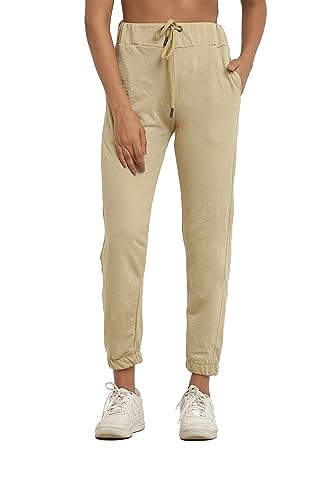 Image of Women Solid Joggers for Running, Yoga, Fitness, Lounge Wear Comfortable Cotton Joggers for Women and Girls