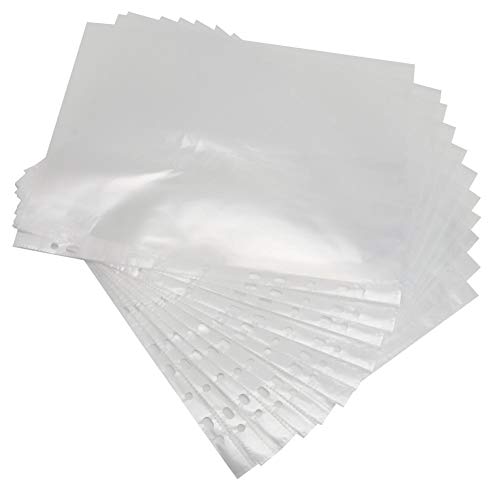 PVC Material: 100 unidades de saco de armazenamento de papel transparente A4, bolsa de proteção A4,