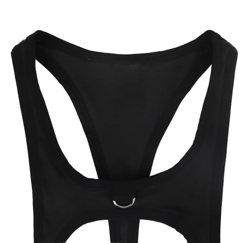 PURFUN Mens Jockstrap Leotard Wrestling Singlet Jumpsuit Bodysuit Sexy One-Piece G-String Underwear Bulge Pouch Thong Bikini4