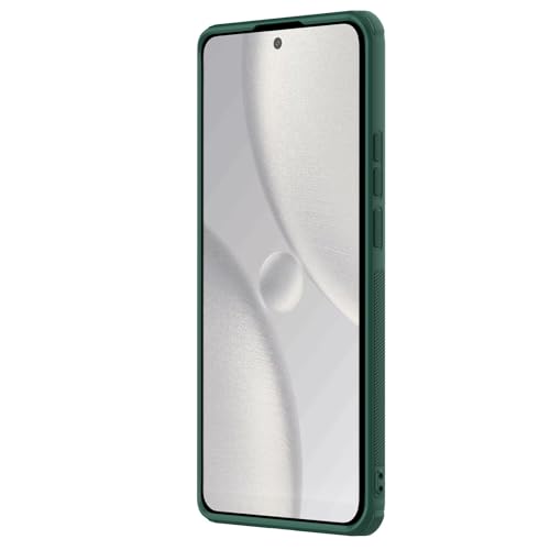 Image of Nillkin Case for Xiaomi Mi 15 Ultra (6.73 inch Inch) Super Frosted Shield Pro Magnetic Hard Back Soft Border (PC + TPU) Cover Raised Bezel Camera Protect Green Color