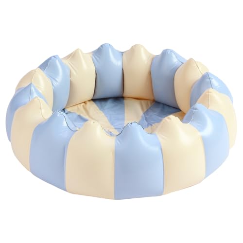 THINCAN Paddling Pool For Kids Inflatable Kids Swimming Pool PVC Nonslip Bath Tub Pool For Children Outdoor Garden Backyard Quick Setups Inflatable Pool