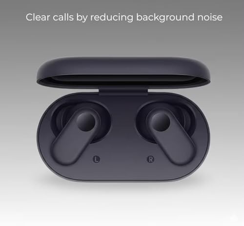 Image of Bluetooth Earbuds Compatible with Oneplus Buds 2R, Touch Sensor, Rich Sound Output Black (AS-2R)