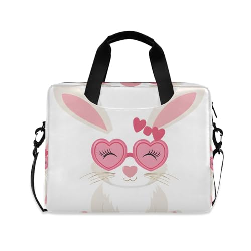Maletín para laptop ALAZA corazón rosa 13-15.6 pulg miniatura 1