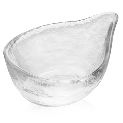 FRCOLOR Glass Facial Mask Mixing Bowl 3 Inch Essential Oil Bowl for Salon Spa and Home DIY Beauty Tool Easy Clean