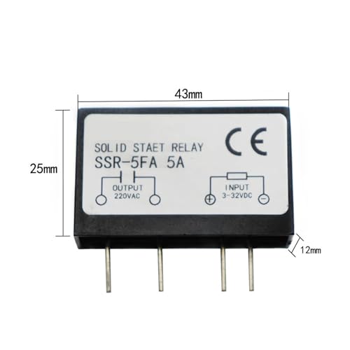 Relais PCB SSR-8FA DC-AC stop étincelles composant statique D3808HK 8A - 2