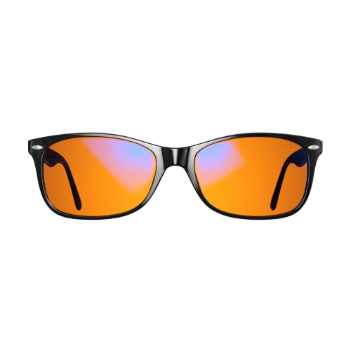Image of Swanwick Blue Light Blocking Glasses for Women, Men. Sleep Aid. Anti Eyestrain Headache for Computer, Gaming, TV, UV Glare