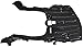 AUTOS PARTS PLUS Front Engine Splash Shield Under Cover Direct Replacement Compatible with 2006-2013 BMW 3-Series BM1228117 51757117369